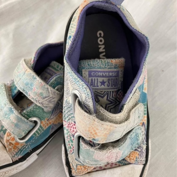 Toddler size 7 Converse Kids' Multicolor All Star Shoes - Picture 1 of 10